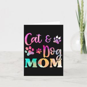 Pet Cat Dog Mom Shirt For Women Card