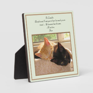 Pet Cat Memorial Life Not the Same  Plaque