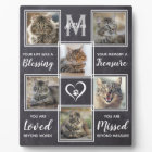 Pet Cat Memorial Unique Photo Collage