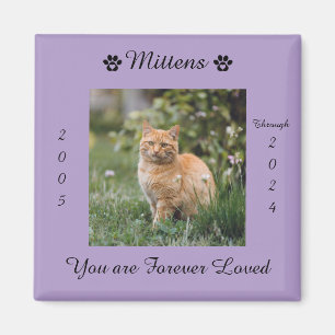 Pet Cat Remembrance Memorial Magnet