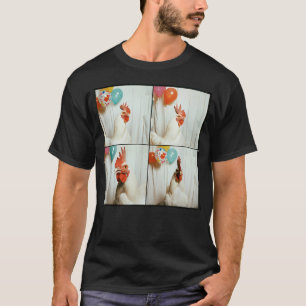 Pet Chicken Lover Farm Animal Party Funny Chicken T-Shirt