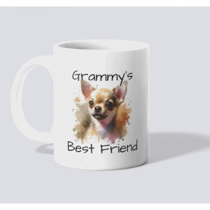 Pet Chihuahua Grammy's Best Friend/ Personalize Coffee Mug