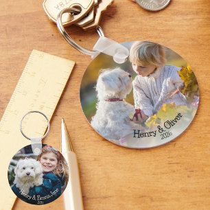 Pet Child Photo Dad Stocking Stuffer Christmas Keychain