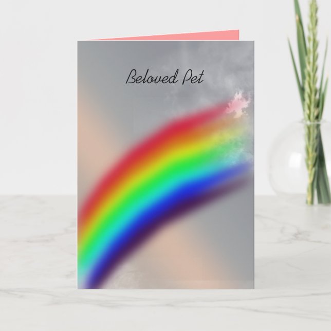 pet condolence card (Front)