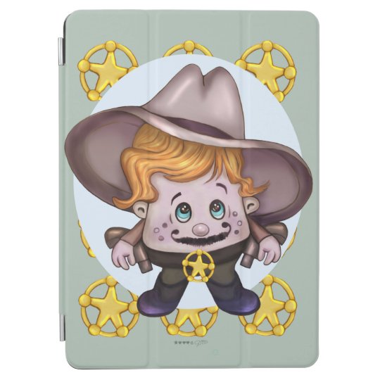 PET COWBOY CUTE CARTOON iPad Air and iPad Air 2 Sm iPad Air Cover