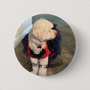 Pet Customize Photo & Quote 2 Inch Round Button