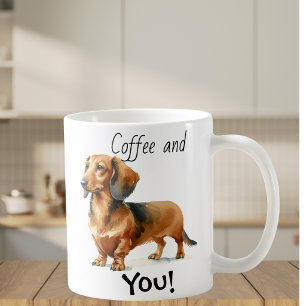  Pet  Dachshund BROWNS Cofffee Personalize Coffee Mug