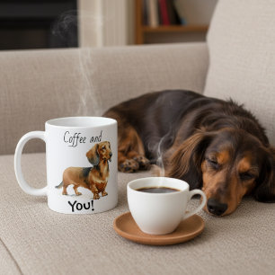  Pet  Dachshund BROWNS Cofffee Personalize Coffee Mug