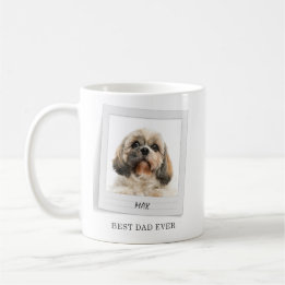 Pet Dad Birthday Frame Personalized Dog Photo Coffee Mug
