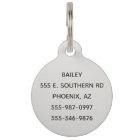 Pet Dog Cat Funny Humour Customize ID Lost