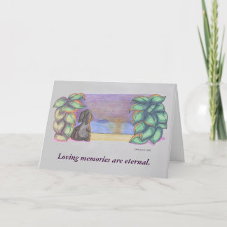 Pet / Dog Condolence Card