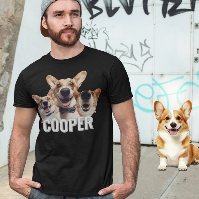 Pet Dog Custom Made Personalized Photo  T-Shirt (Creator Uploaded)