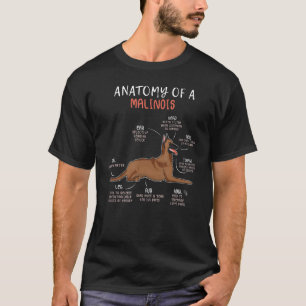 Pet Dog Definition Animal Anatomy Of Belgian Malin T-Shirt