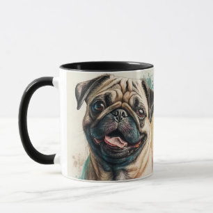 Pet Dog Elegant Modern Custom Photo Personalized Mug