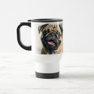 Pet Dog  Elegant Modern Custom Photo Personalized Travel Mug