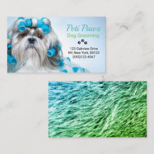 Pet Dog Grooming Service Business Card