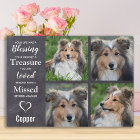 Pet Dog Memorial Keepsake Gift - Pet Loss