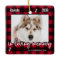 Pet Dog Memorial Red Plaid In Loving Memory Photo
