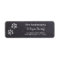 Pet Dog Paw Print Rustic Chalkboard Return Address