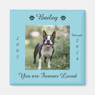 Pet Dog Remembrance Memorial Magnet