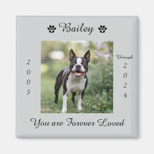 Pet Dog Remembrance Memorial Magnet
