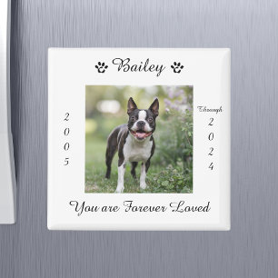 Pet Dog Remembrance Memorial Magnet