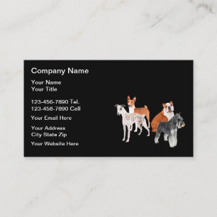 Pet Dog Services Business Card