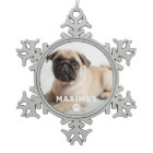 Pet Dog Simple Paw Print Custom Name Photo