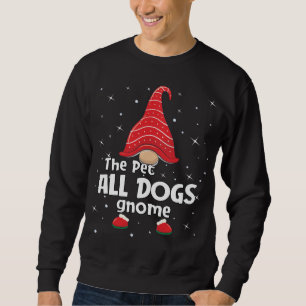 Pet Dogs Gnome Family Matching Christmas Funny Paj Sweatshirt