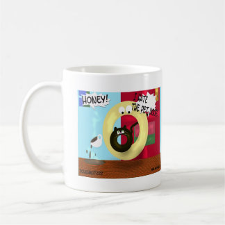 Pet Door Mishap! Coffee Mug
