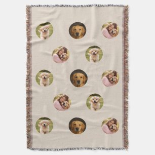 Pet Family Photo Mother's Day Blanket Beige