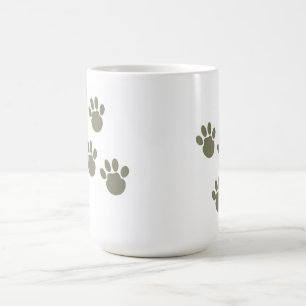 pet footprint coffee mug