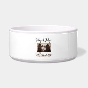 Pet friends besties add name pet photo animal love