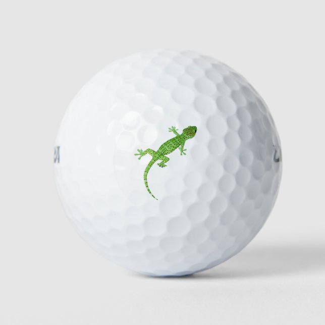 Pet Gecko Lizard design Golf Balls (Front)