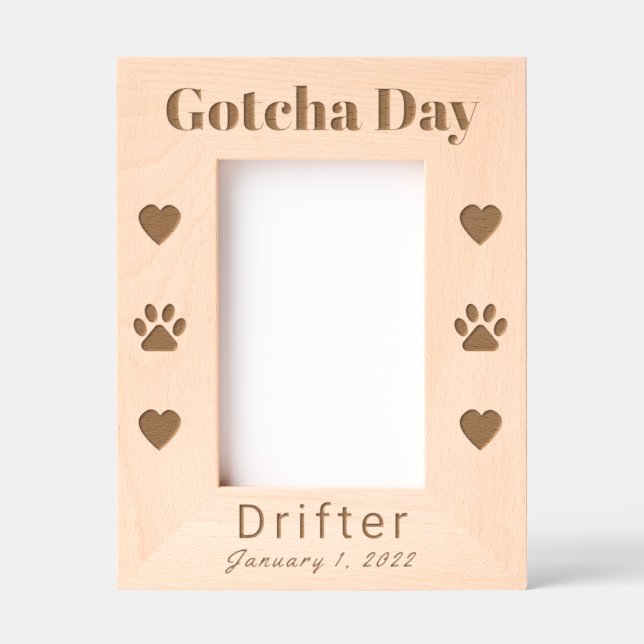 Pet Gotcha Day Etched Frames (Front)