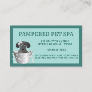 Pet Groomer Business Card