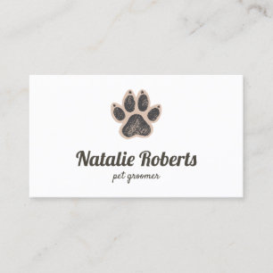 Pet Groomer Business Card 