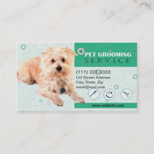 Pet Groomer Business Card