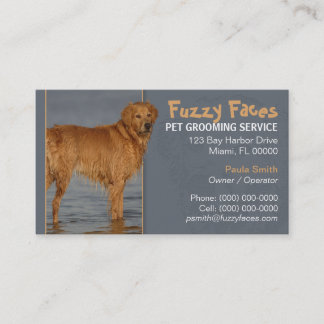 Pet Groomer Busness Card
