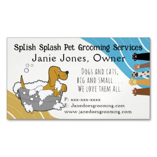 Pet Grooming and Veterinary Services Magnet