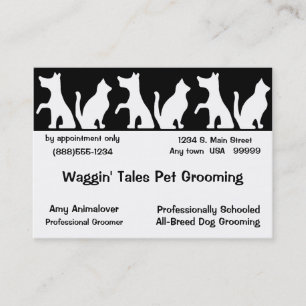 Pet Grooming Business And Appointment Card