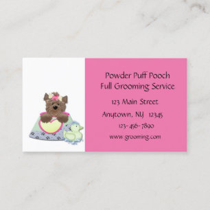 Pet Grooming Business Card