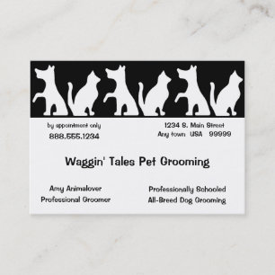 Pet Grooming Business Et Carte De Rendez-Vous