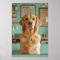 Pet Grooming Salon Boutique Labrador Portrait