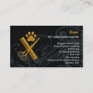 Pet grooming Salon Business Card