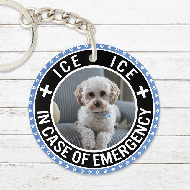 Pet ICE Safety Alert Contact Photo Custom Text (Créateur téléchargé)