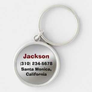 Pet ID Tag Keychain