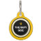 Pet ID Tag - Yellow & Black- Therapy Dog