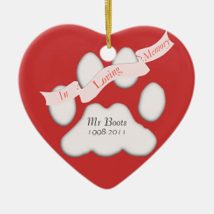 Pet In loving memory ornament add photo