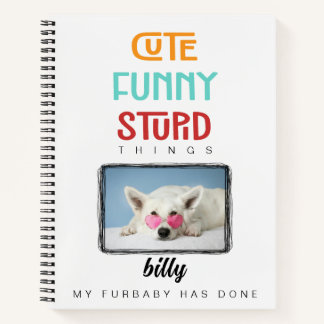 Pet Journal, Custom Photo, Fun, Notebook